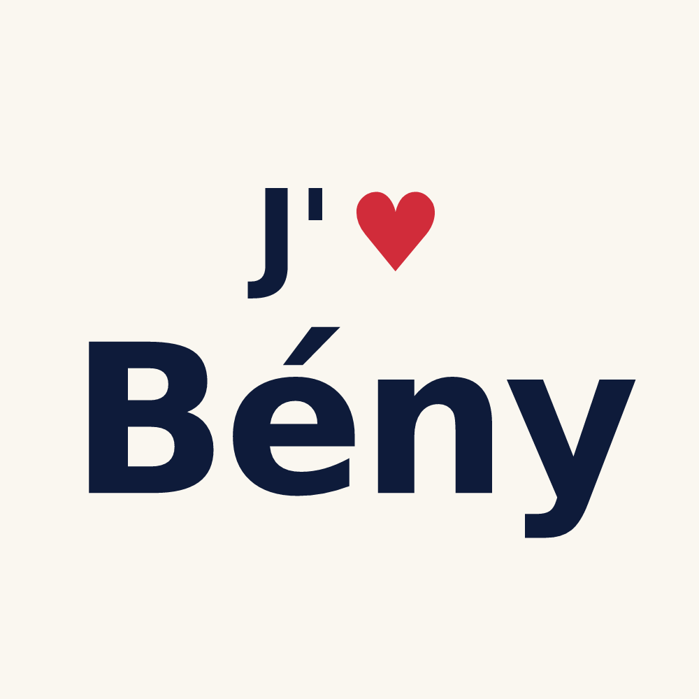 Tasse personnalisée Bény — design J'aime Bény