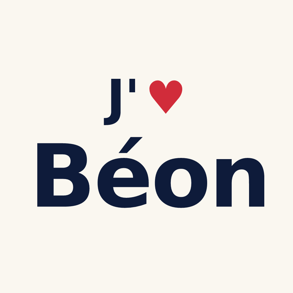 Tasse personnalisée Béon — design J'aime Béon