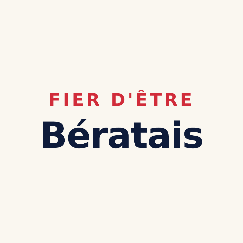 Tasse « Fier d'être Bératais » — design pour Bérat