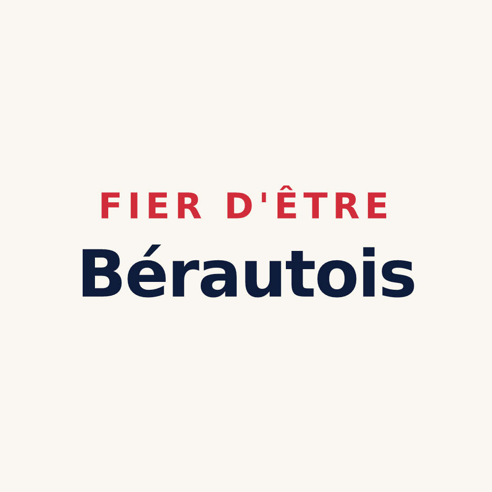Tasse « Fier d'être Bérautois » — design pour Béraut