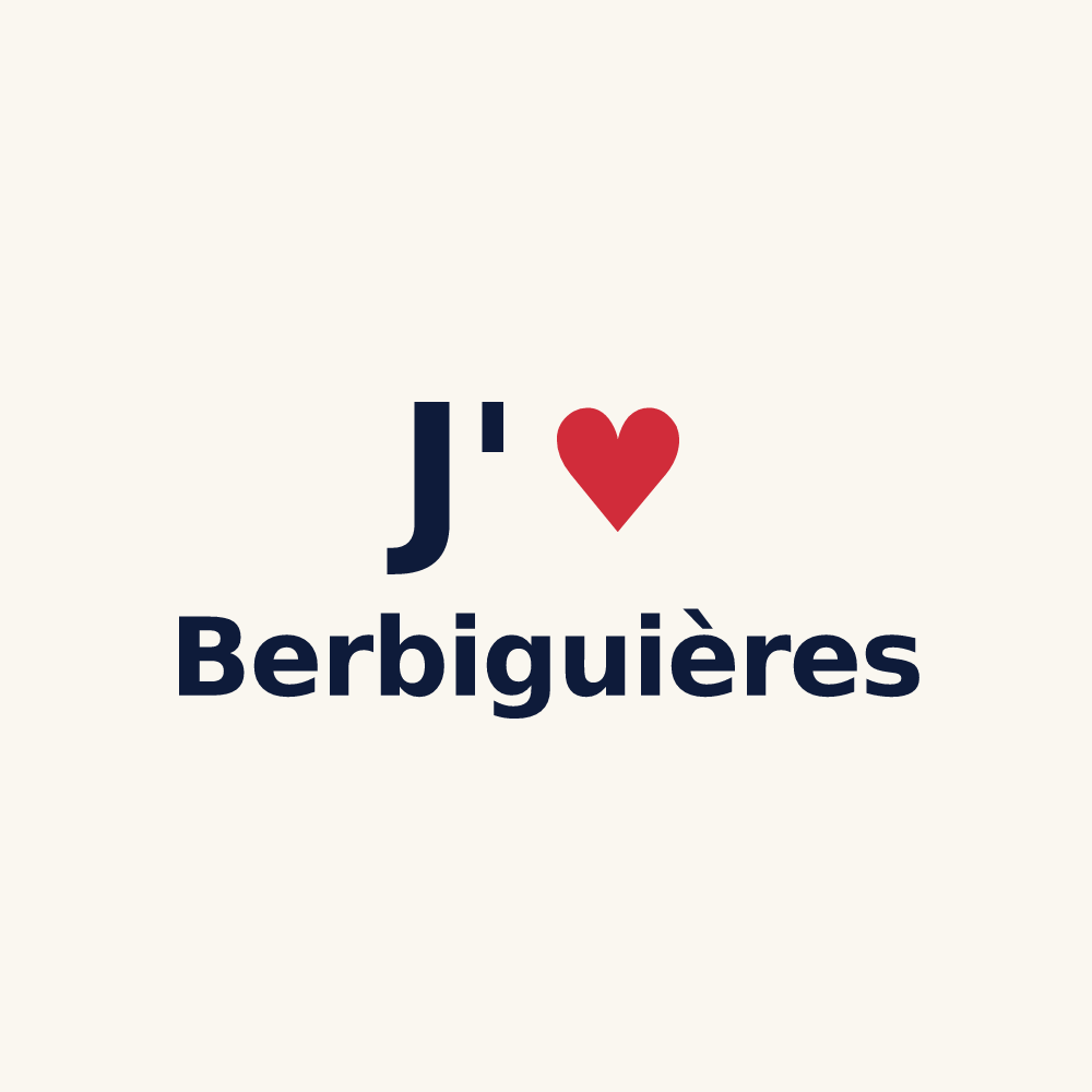Tasse personnalisée Berbiguières — design J'aime Berbiguières