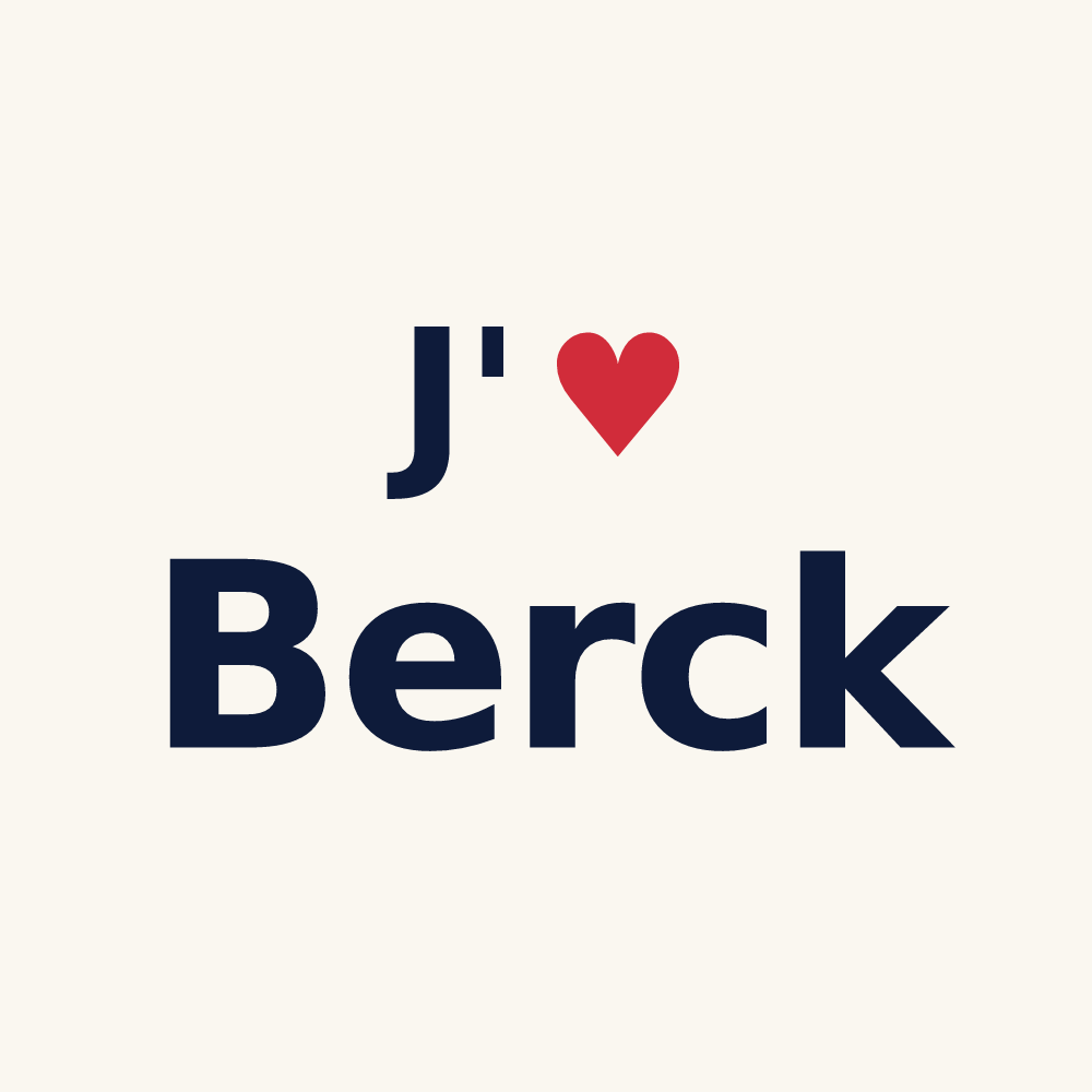 Tasse personnalisée Berck — design J'aime Berck