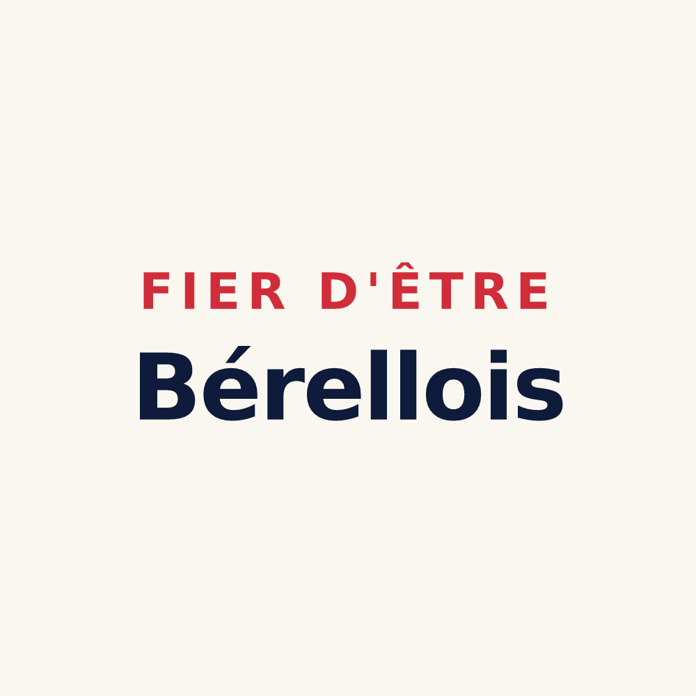 Tasse « Fier d'être Bérellois » — design pour Bérelles
