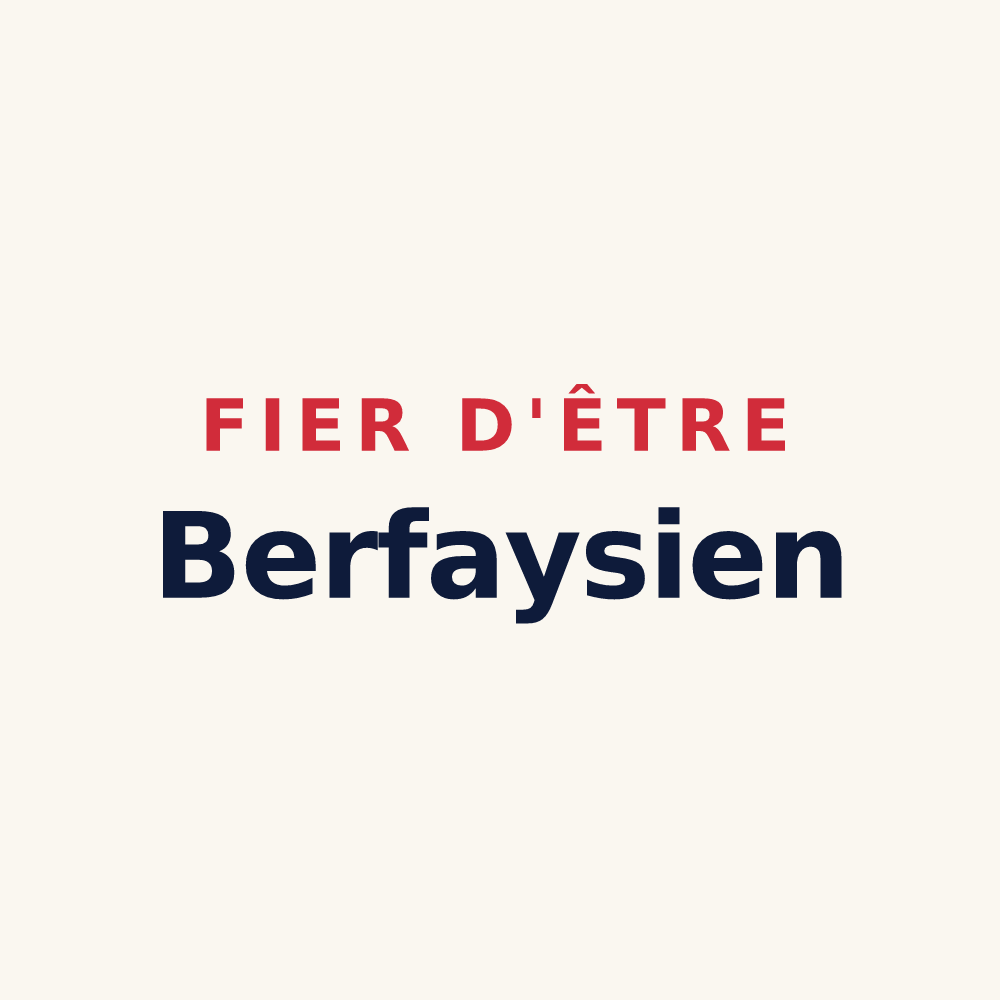 Tasse « Fier d'être Berfaysien » — design pour Berfay