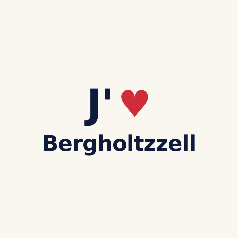Tasse personnalisée Bergholtzzell — design J'aime Bergholtzzell