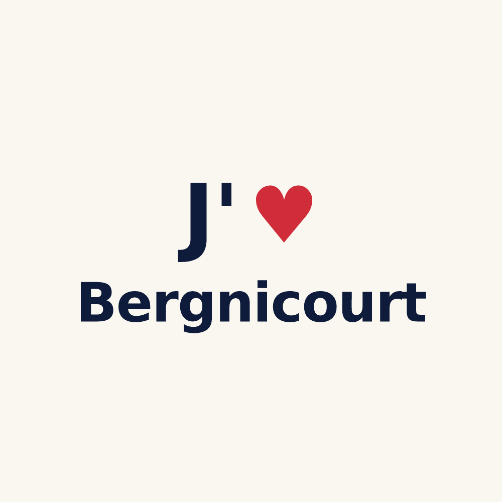 Tasse personnalisée Bergnicourt — design J'aime Bergnicourt