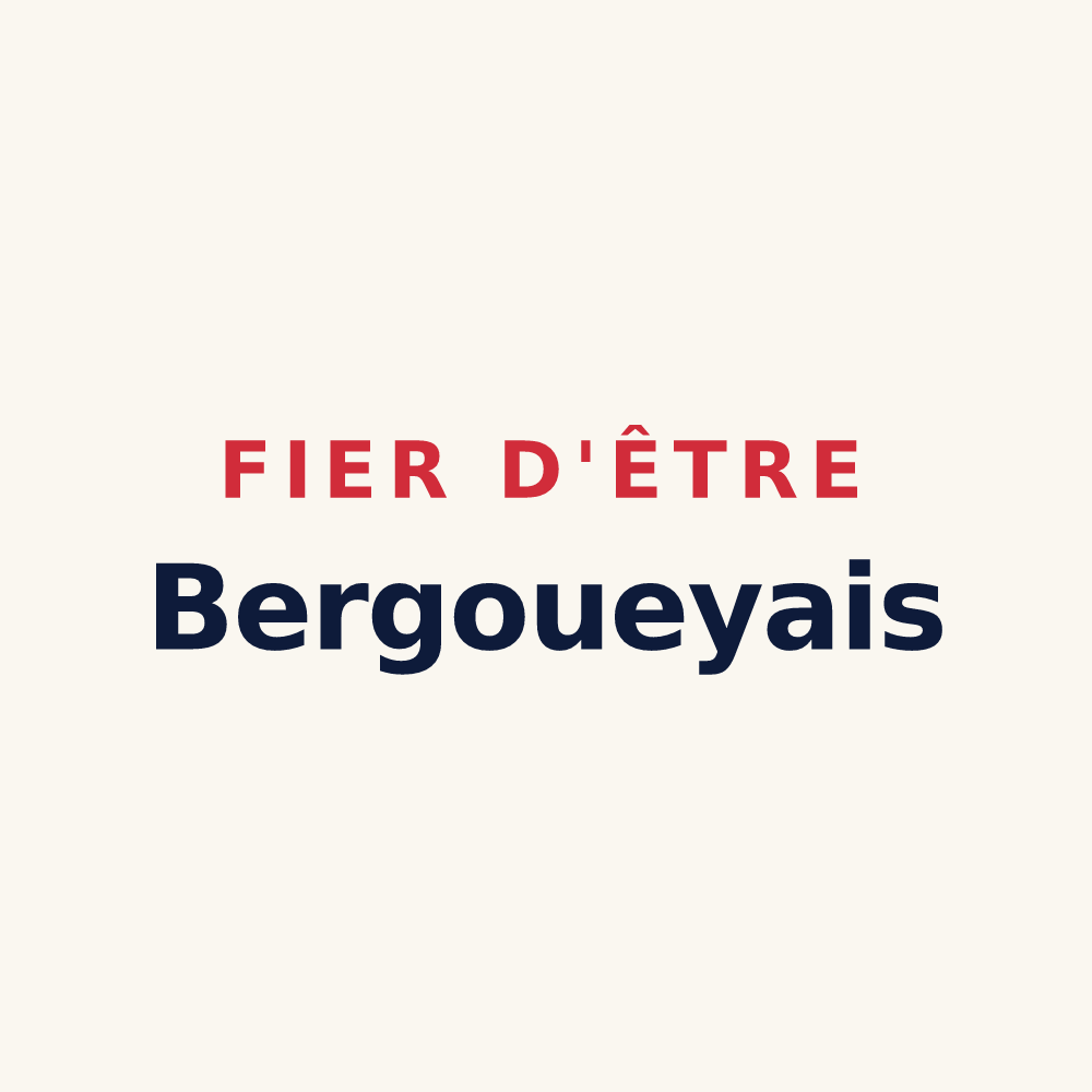 Tasse « Fier d'être Bergoueyais » — design pour Bergouey