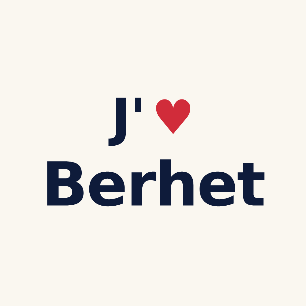 Tasse personnalisée Berhet — design J'aime Berhet