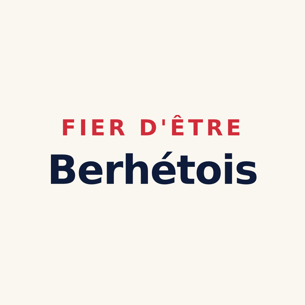 Tasse « Fier d'être Berhétois » — design pour Berhet