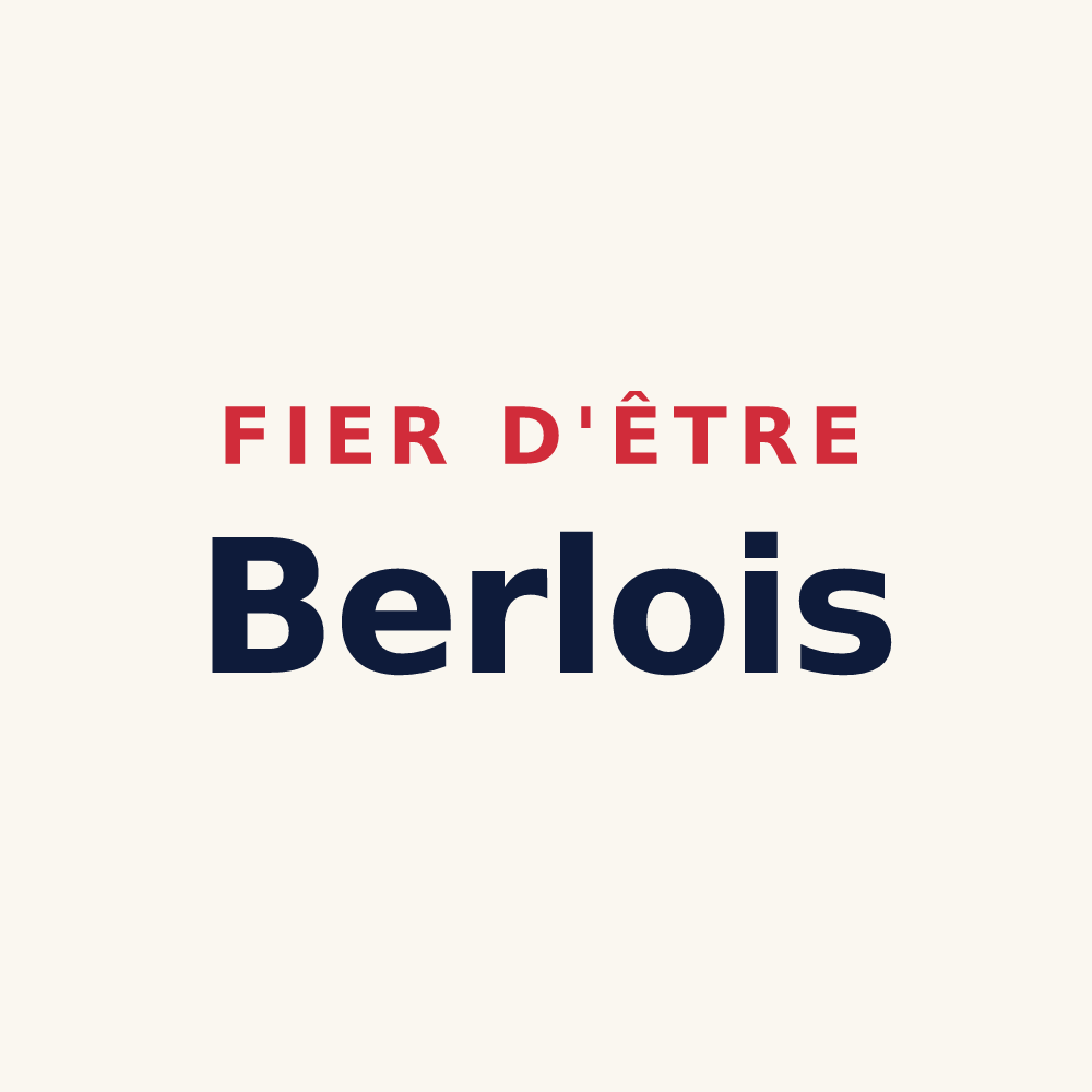 Tasse « Fier d'être Berlois » — design pour Berles-Monchel