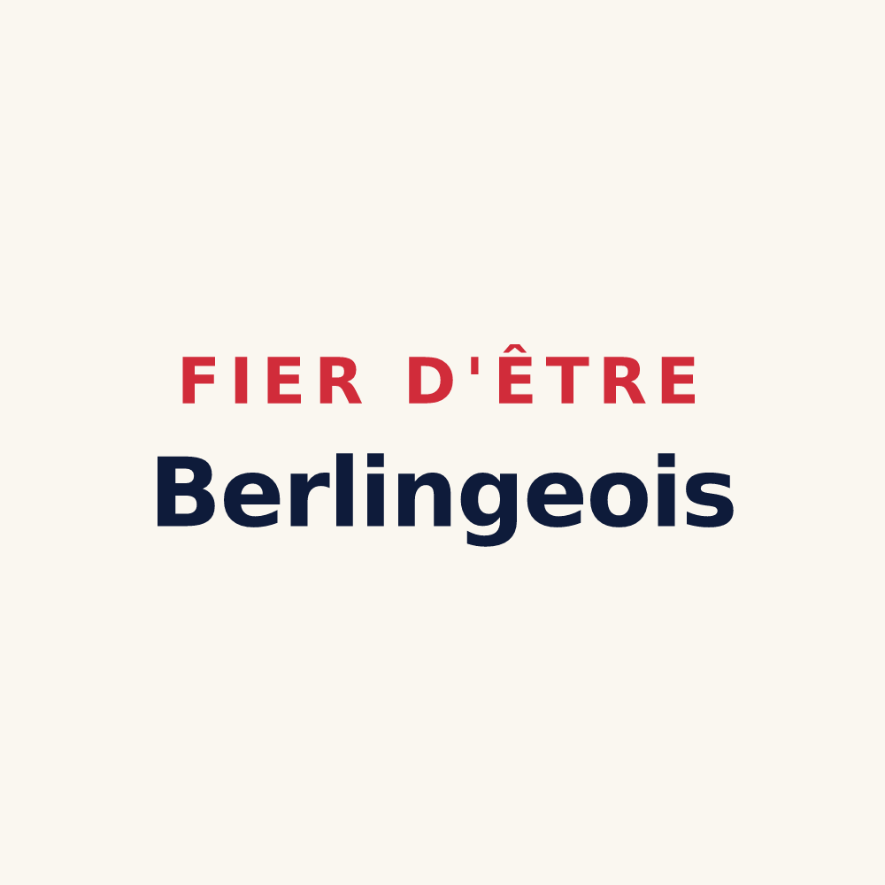 Tasse « Fier d'être Berlingeois » — design pour Berling