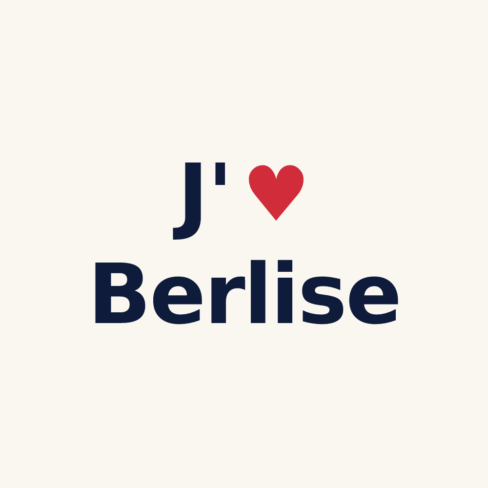 Tasse personnalisée Berlise — design J'aime Berlise