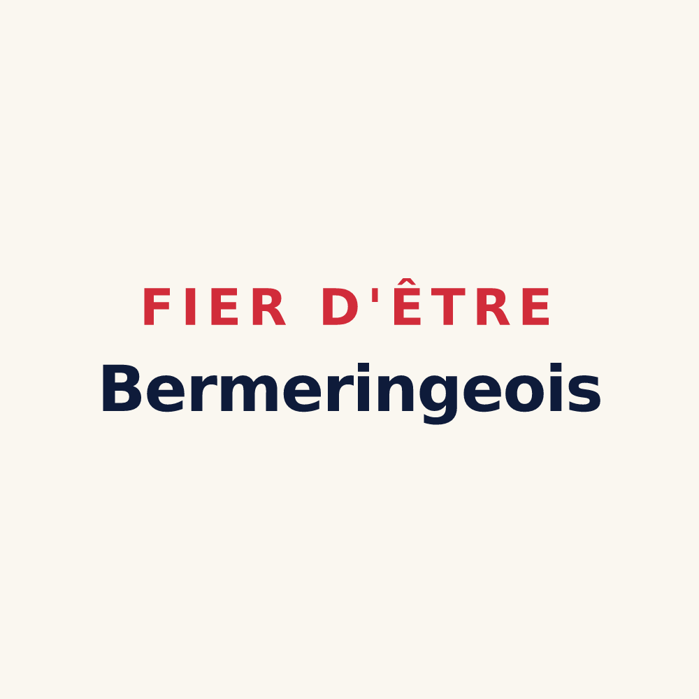 Tasse « Fier d'être Bermeringeois » — design pour Bermering