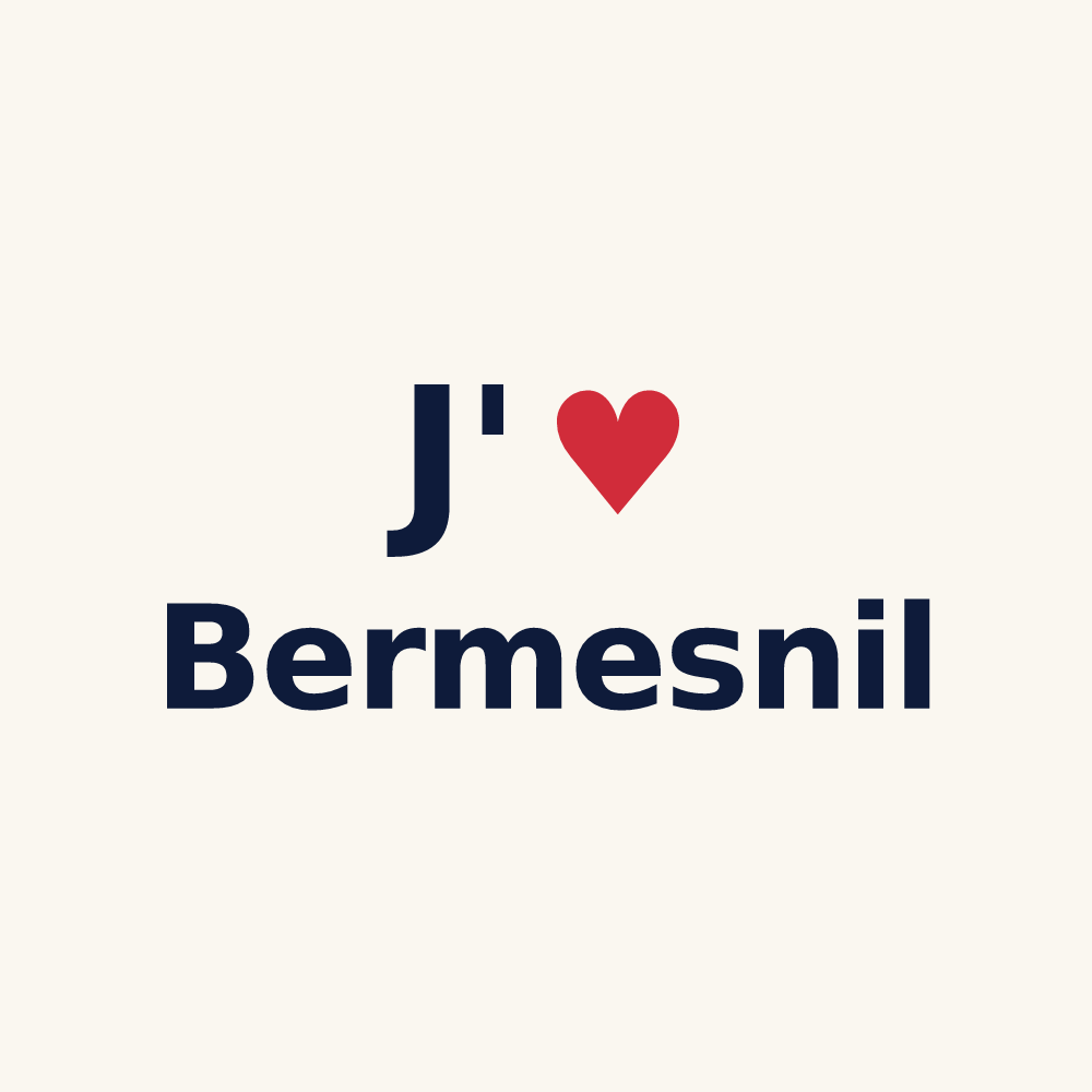 Tasse personnalisée Bermesnil — design J'aime Bermesnil
