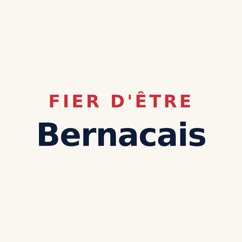 Tasse « Fier d'être Bernacais » — design pour Bernac-Dessus