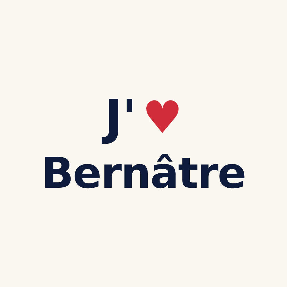 Tasse personnalisée Bernâtre — design J'aime Bernâtre