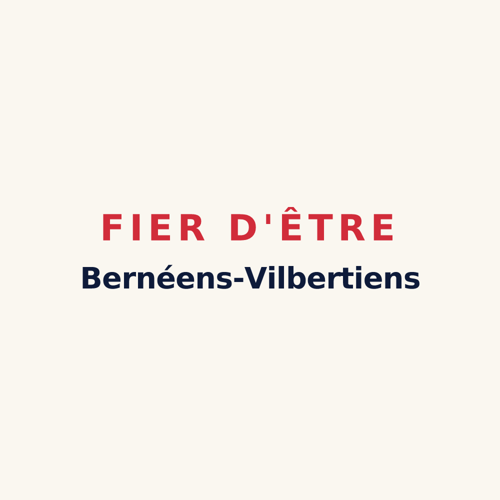 Tasse « Fier d'être Bernéens-Vilbertiens » — design pour Bernay-Vilbert