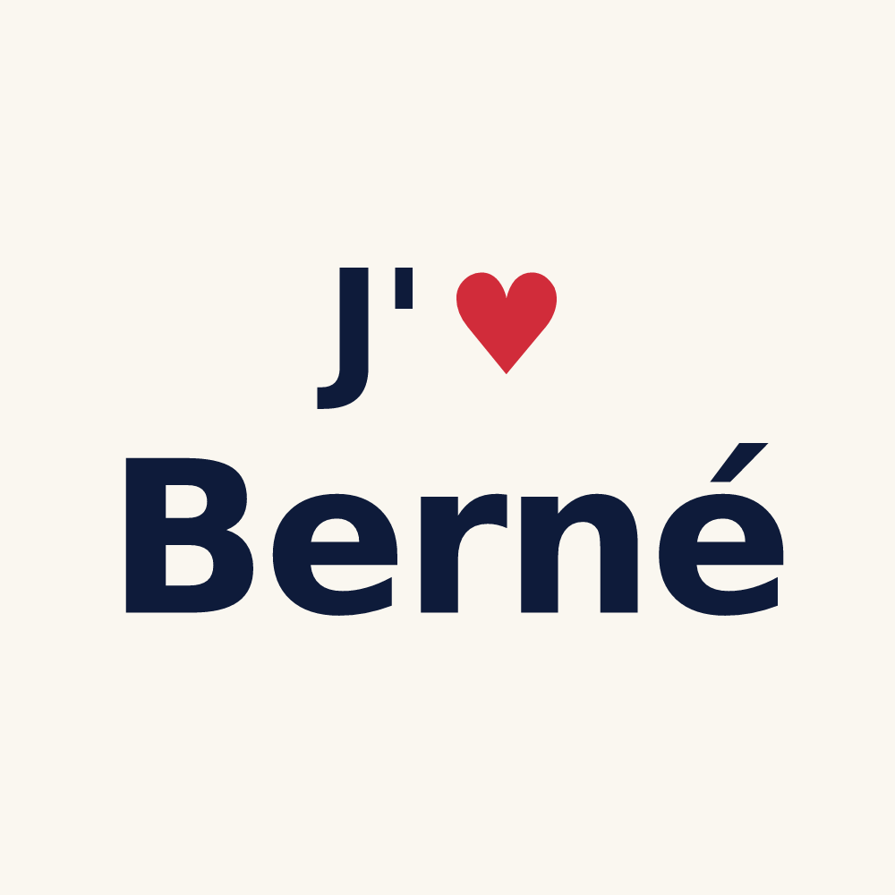 Tasse personnalisée Berné — design J'aime Berné
