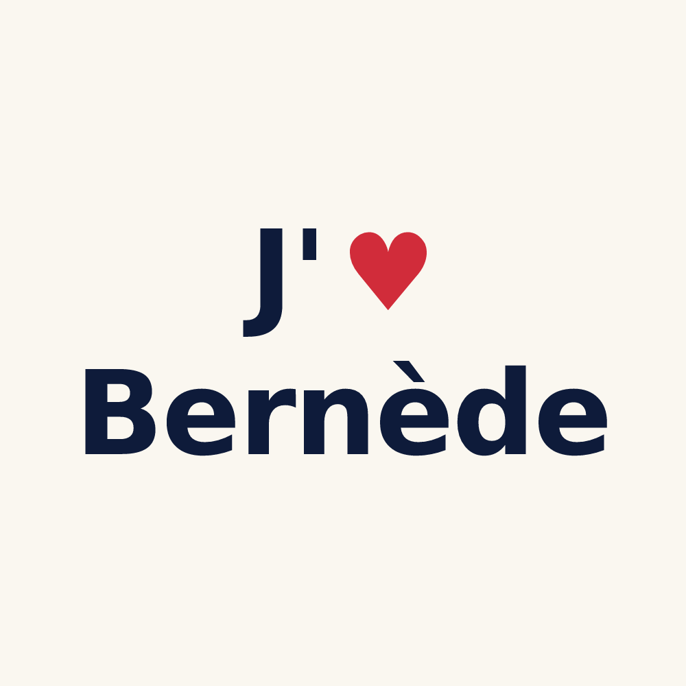 Tasse personnalisée Bernède — design J'aime Bernède