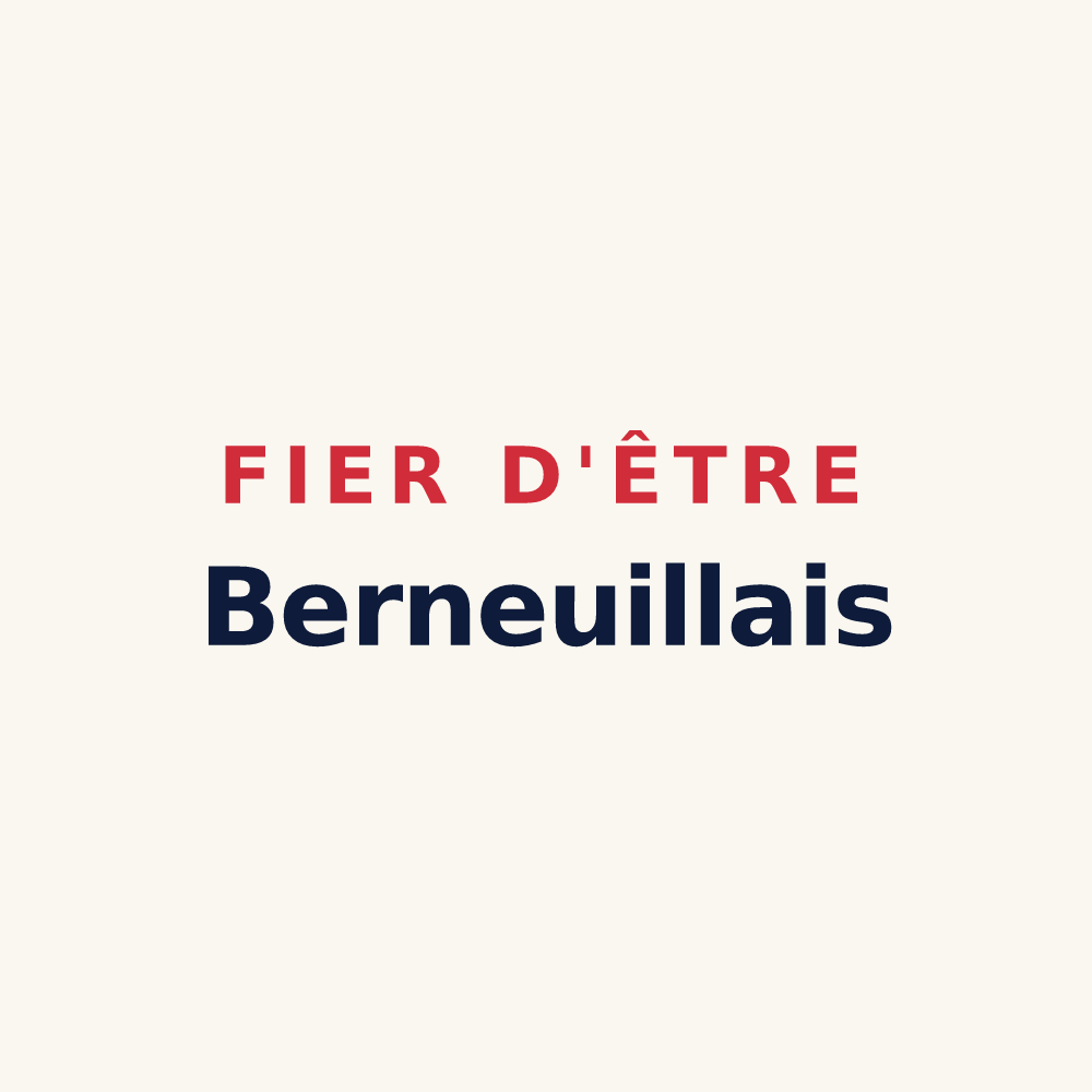 Tasse « Fier d'être Berneuillais » — design pour Berneuil-sur-Aisne