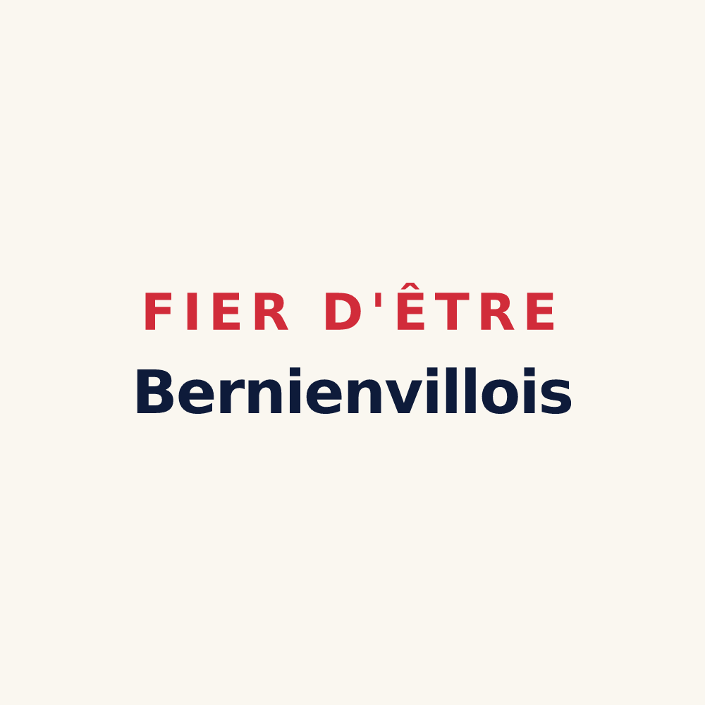 Tasse « Fier d'être Bernienvillois » — design pour Bernienville
