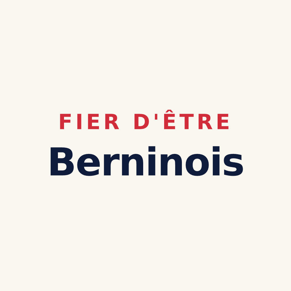 Tasse « Fier d'être Berninois » — design pour Bernin