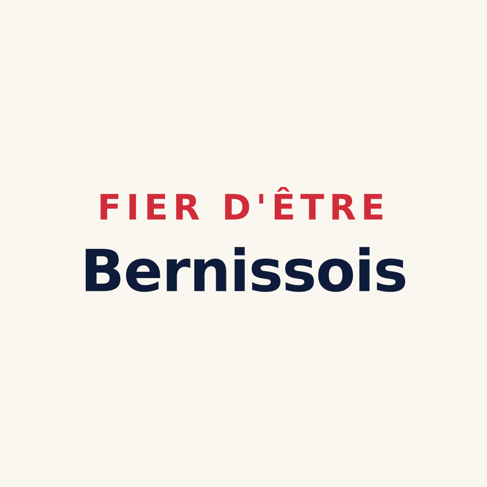 Tasse « Fier d'être Bernissois » — design pour Bernis