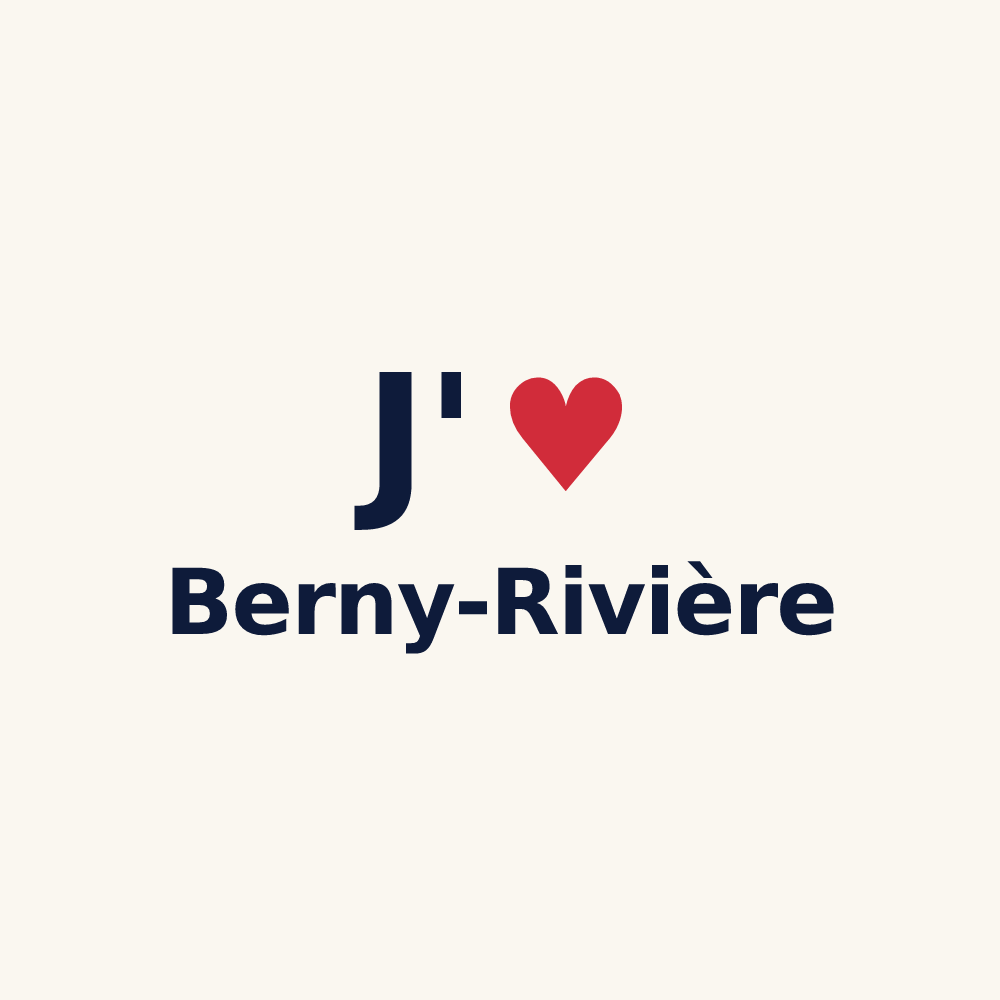 Tasse personnalisée Berny-Rivière — design J'aime Berny-Rivière