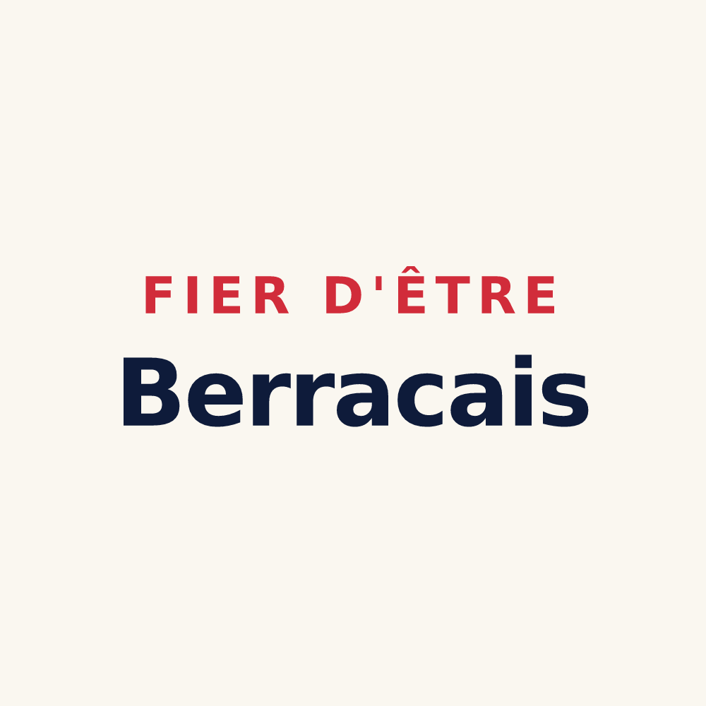Tasse « Fier d'être Berracais » — design pour Berrac