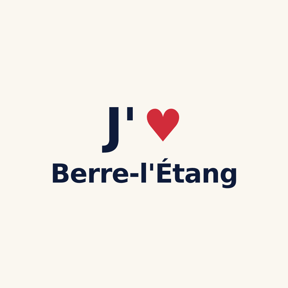 Tasse personnalisée Berre-l'Étang — design J'aime Berre-l'Étang