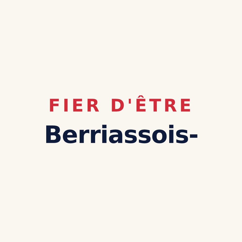Tasse « Fier d'être Berriassois- » — design pour Berrias-et-Casteljau