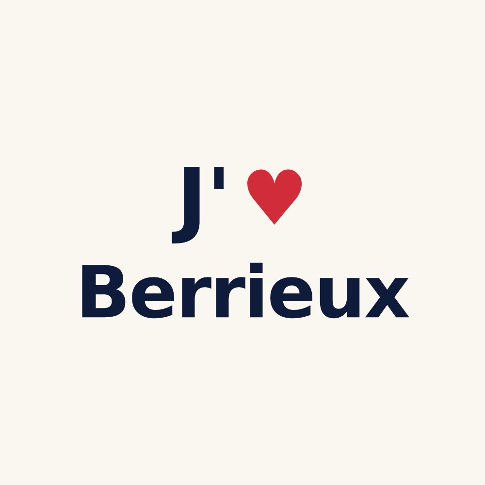 Tasse personnalisée Berrieux — design J'aime Berrieux