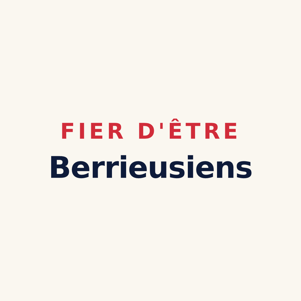 Tasse « Fier d'être Berrieusiens » — design pour Berrieux
