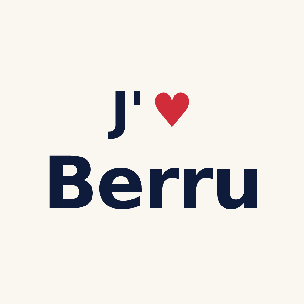 Tasse personnalisée Berru — design J'aime Berru