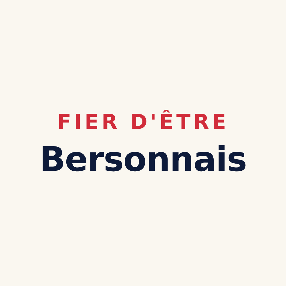 Tasse « Fier d'être Bersonnais » — design pour Berson