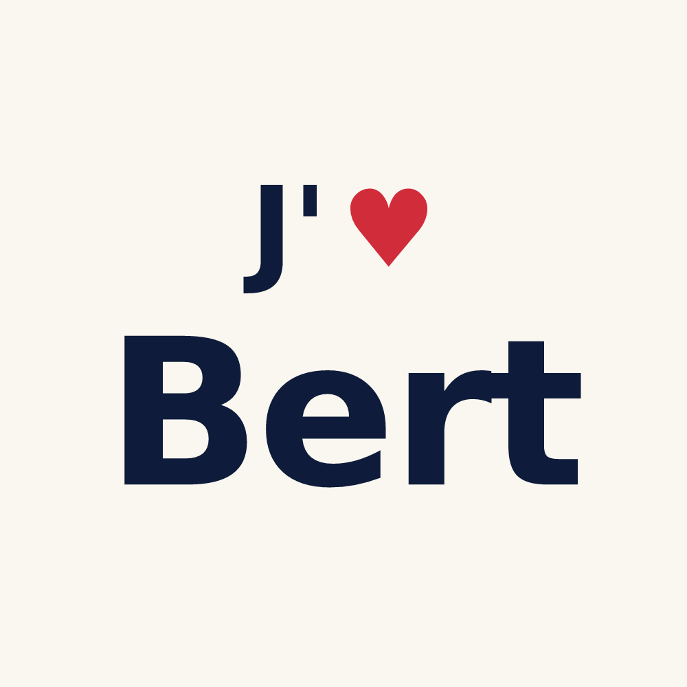 Tasse personnalisée Bert — design J'aime Bert