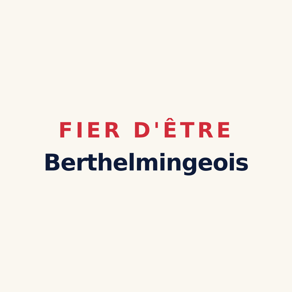Tasse « Fier d'être Berthelmingeois » — design pour Berthelming