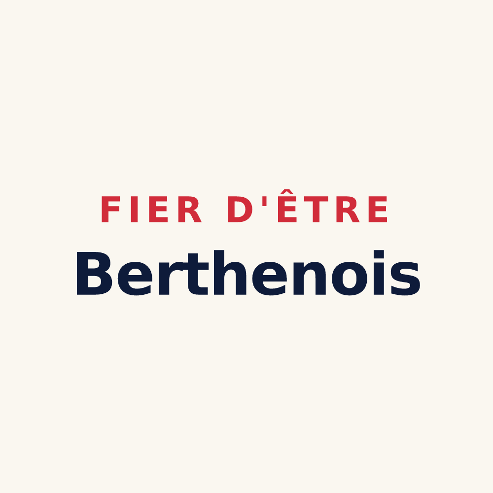 Tasse « Fier d'être Berthenois » — design pour Berthen