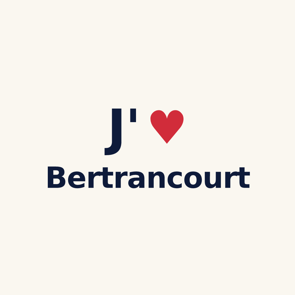 Tasse personnalisée Bertrancourt — design J'aime Bertrancourt