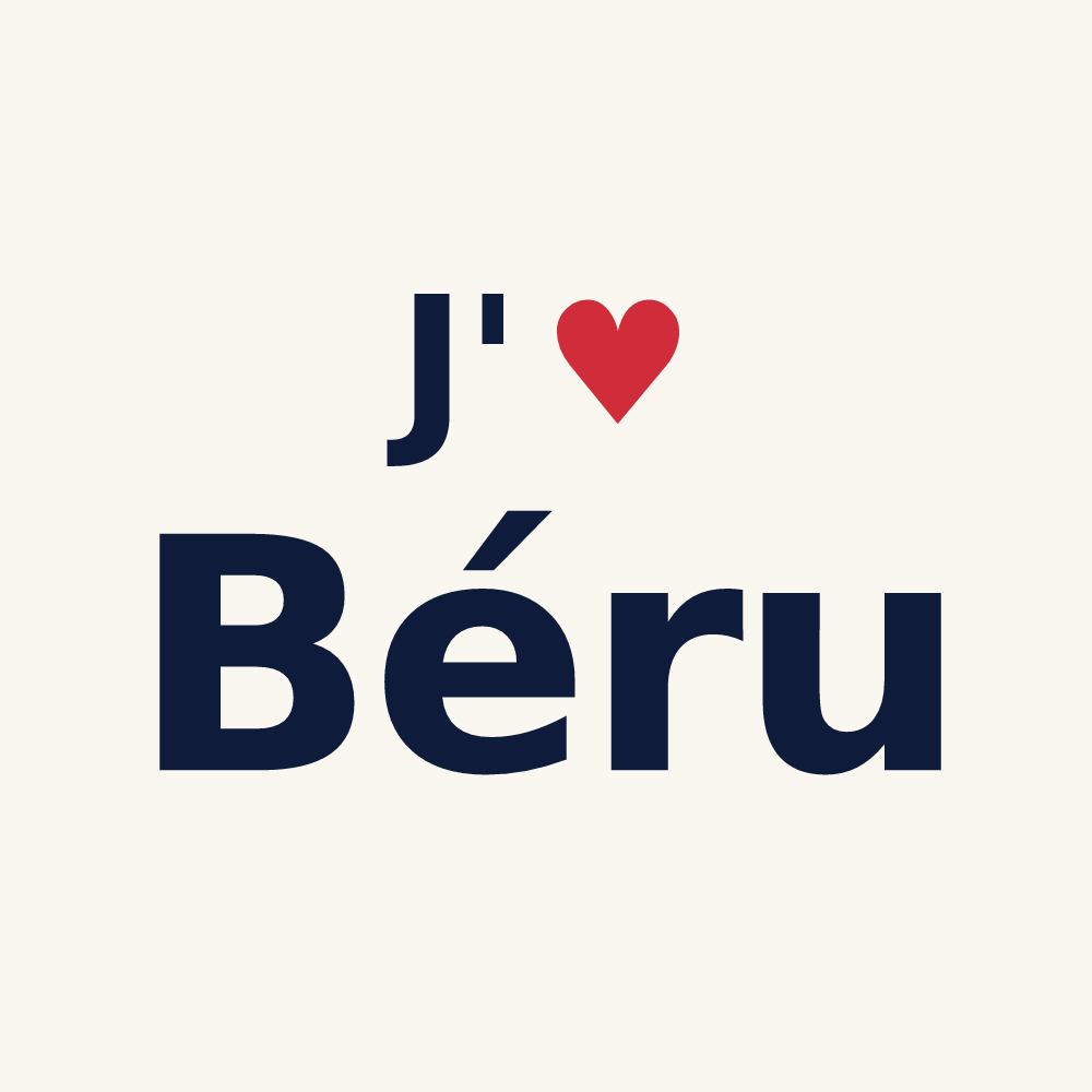 Tasse personnalisée Béru — design J'aime Béru