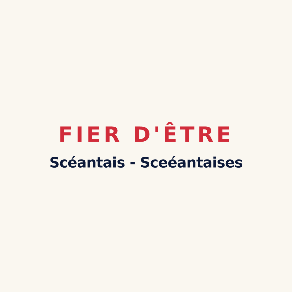 Tasse « Fier d'être Scéantais - Sceéantaises » — design pour Bérulle