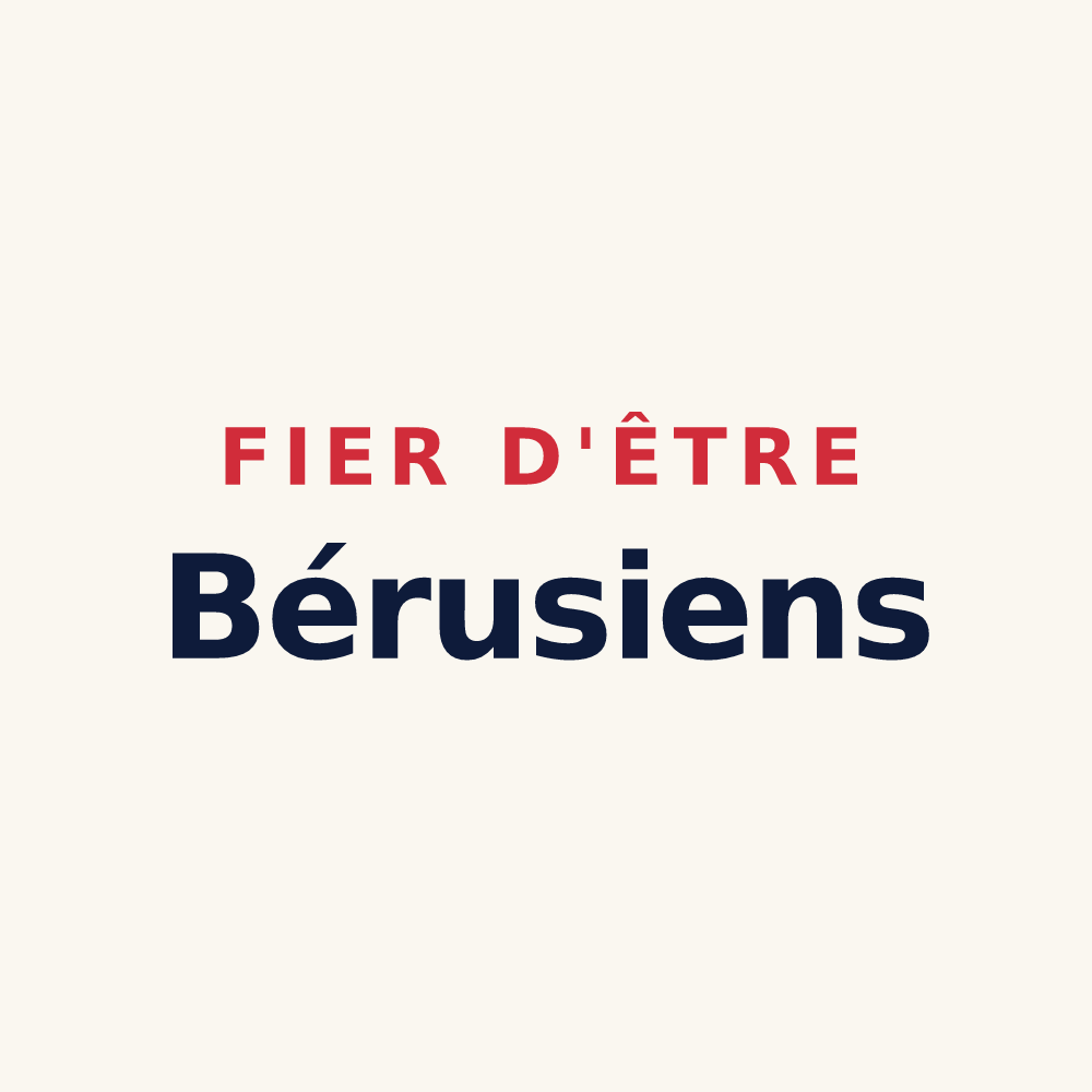 Tasse « Fier d'être Bérusiens » — design pour Bérus
