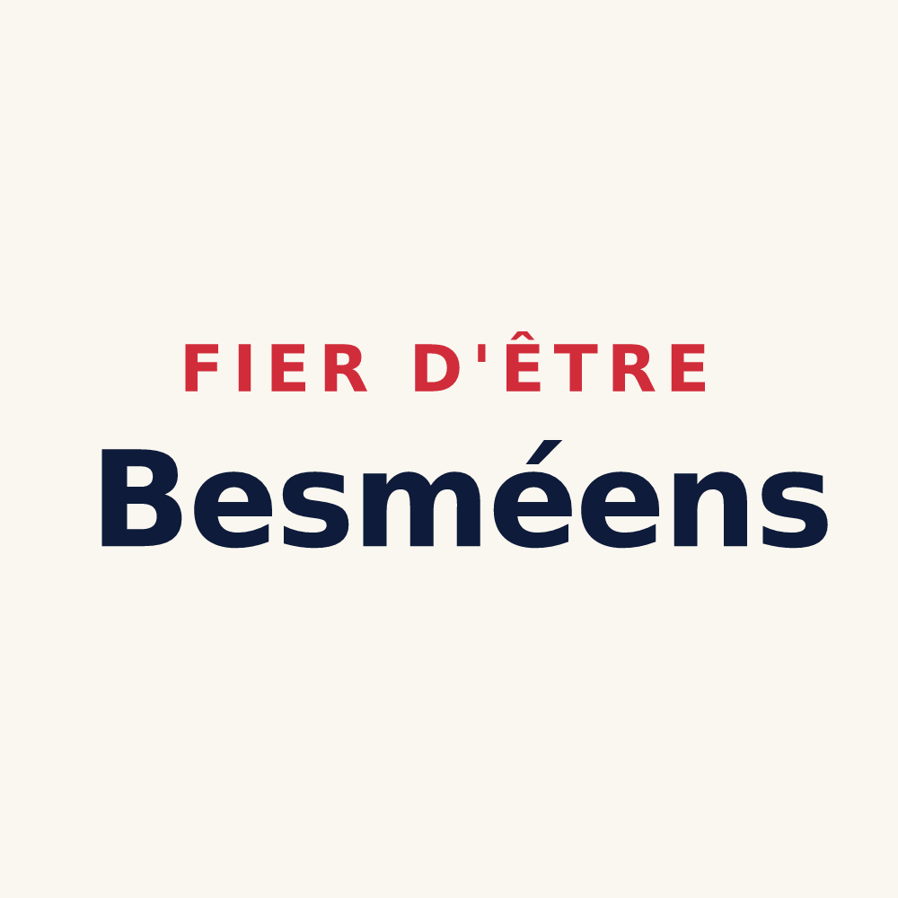 Tasse « Fier d'être Besméens » — design pour Besmé