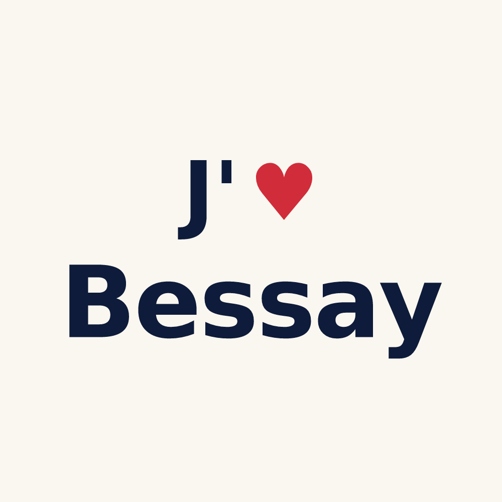 Tasse personnalisée Bessay — design J'aime Bessay