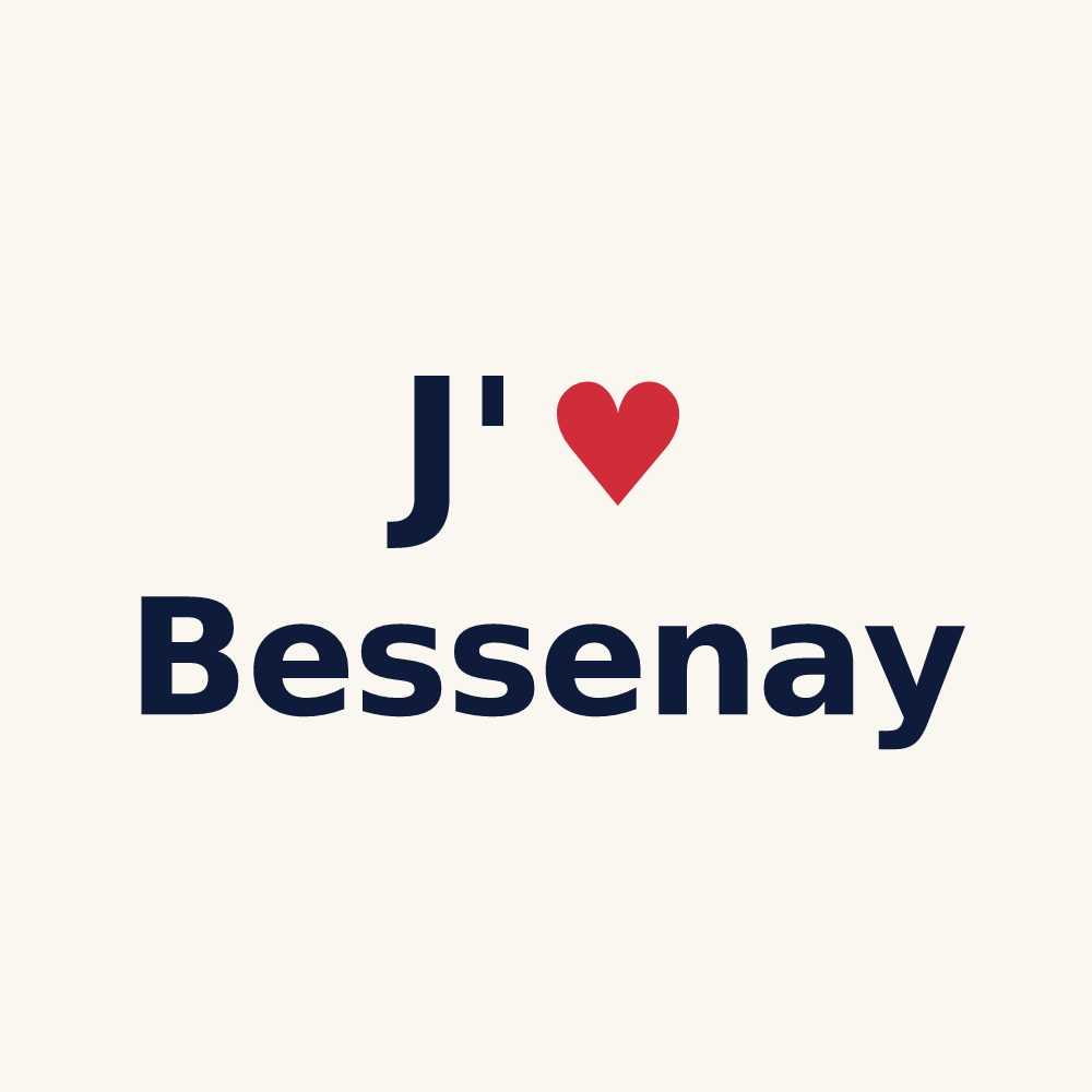 Tasse personnalisée Bessenay — design J'aime Bessenay