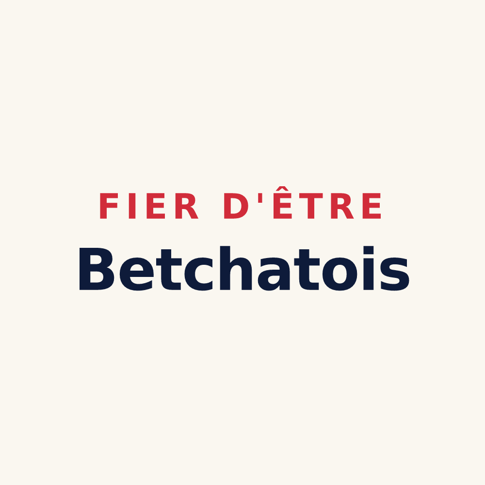 Tasse « Fier d'être Betchatois » — design pour Betchat