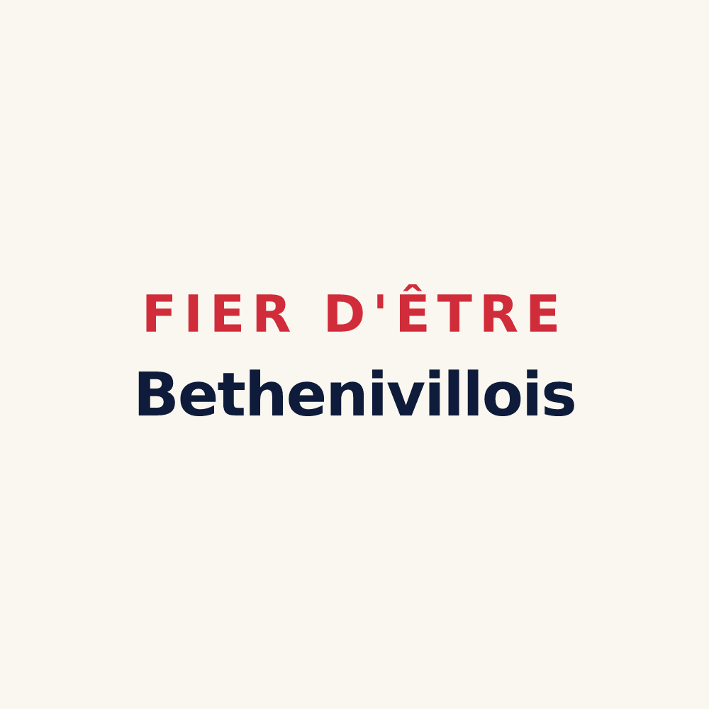 Tasse « Fier d'être Bethenivillois » — design pour Bétheniville
