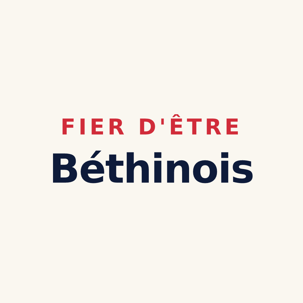 Tasse « Fier d'être Béthinois » — design pour Béthines