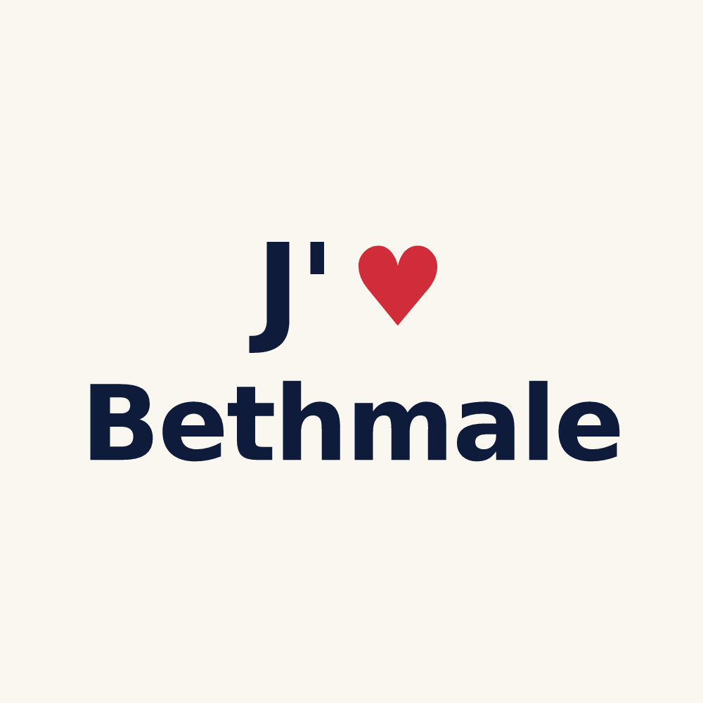 Tasse personnalisée Bethmale — design J'aime Bethmale