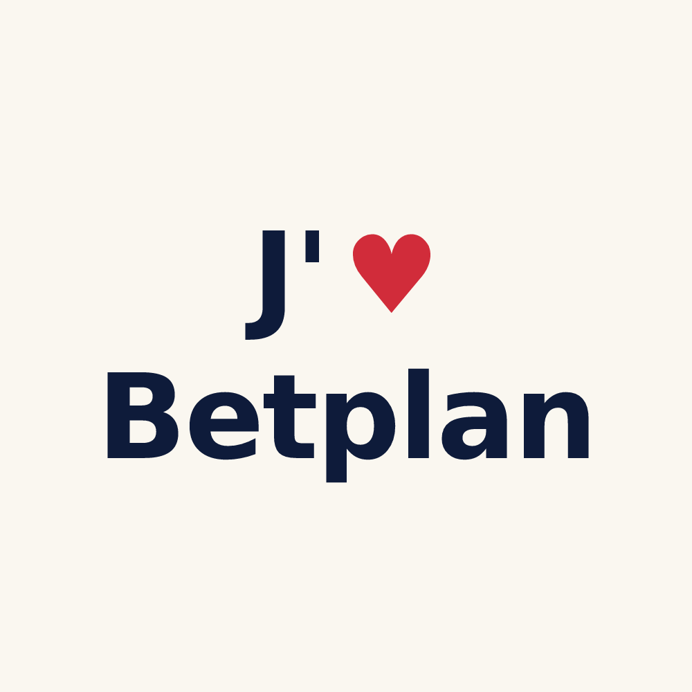 Tasse personnalisée Betplan — design J'aime Betplan